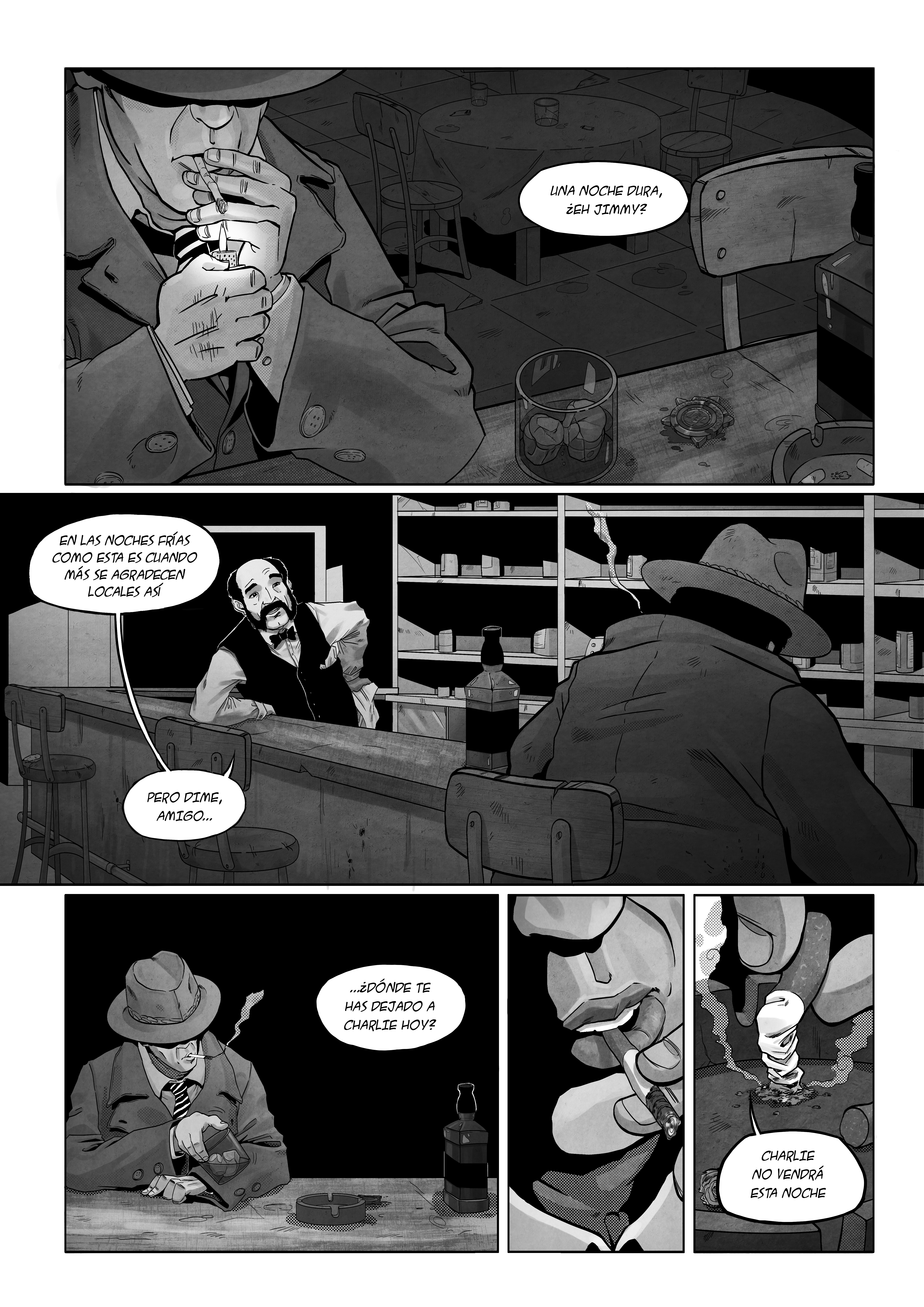 Minicómic Charlie no vendrá esta noche