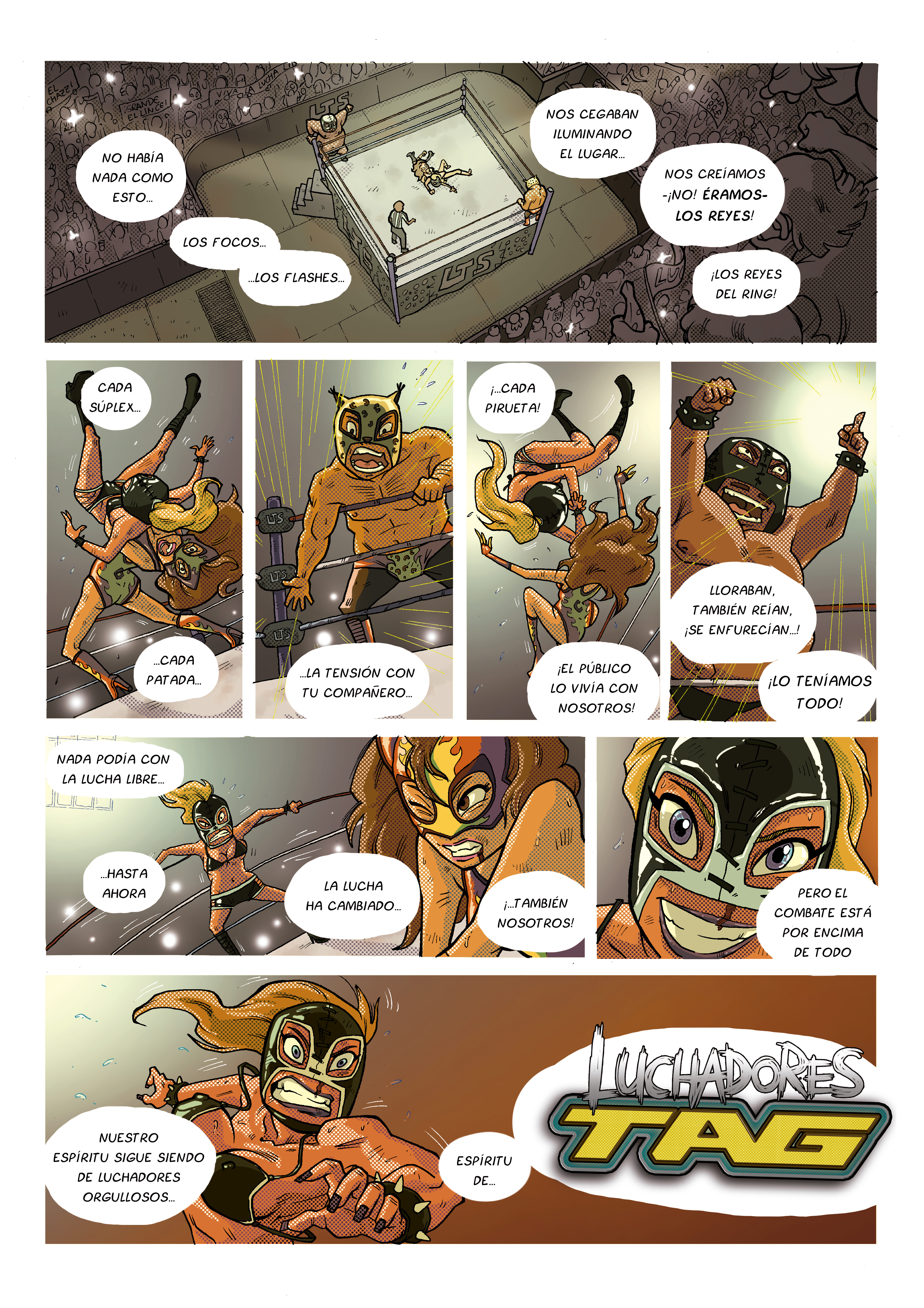 Minicómic Luchadores Tag